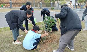 携手添新绿共植“希望苗”