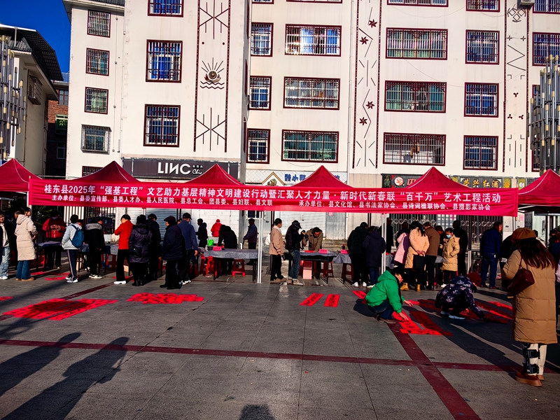 2025年桂东县“强基工程”文艺助力基层精神文明建设行动暨“春春联”百千万“艺术工程活动在罗霄广场启动（朱敏  摄）.jpg