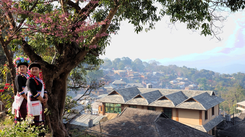 普洱市澜沧县惠民镇芒景村山寨晨景作者：曾国德.jpg