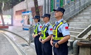 大新边境管理大队顺利完成中越德天（板约）跨国瀑布跨境跑暨2025年大新半程马拉松安保工作