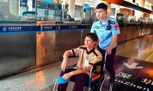 暖心！皇岗边检民警紧急救助受伤保洁员转危为安