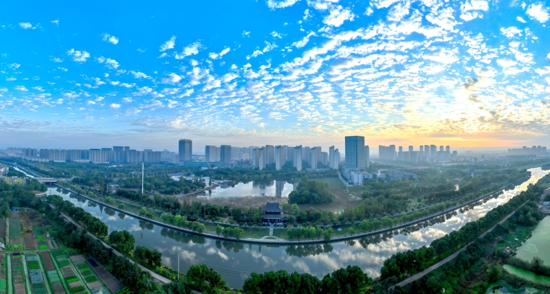 江苏省扬州市仪征市俯瞰图（仪征市文明办供图）.jpg
