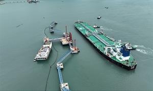 肖厝边检站优质保障泉州市单月进口原油突破200万吨