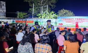 警民齐心打击犯罪 携手共建和谐社会