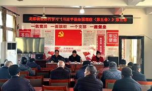 安徽省霍邱县龙潭镇：党建领航把方向 实干担当谱新篇