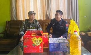 新春慰问暖边关 初心坚守护国门