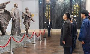 延吉边检站联合机场联检单位开展清明节祭扫党团联建主题党日活动