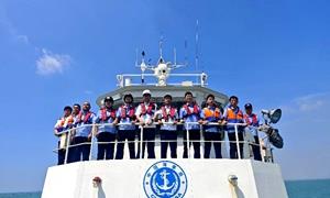 肖厝边检站开展2026年第四次“畅海安澜”联合巡航执法行动