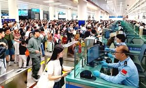 “五一”假期皇岗、福田口岸跨境游“热”力十足