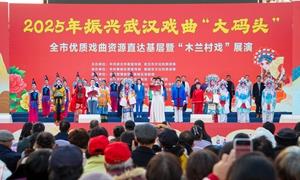 武汉:楚韵唱响振兴路 “木兰村戏”惠万家