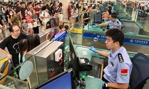 端午节小长假深圳皇岗、福田口岸迎送近81万人次