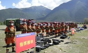 警报声划破林芝上空 这场“地震”演得比真得还狠!
