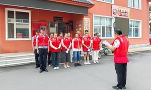 新华边境派出所联合社区开展防汛抗洪应急演练