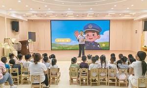 安全教育走进辖区校园 防范种子播撒幼儿心田