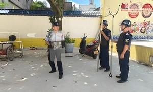 开学护航守平安 警蓝护学启新程