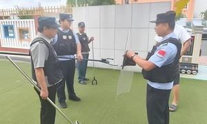 警校联动实战演练 筑牢校园安全防线